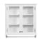 Alaterre Furniture Dorset Bath 27"W x 29"H Wall Mounted Cabinet with Mirror and Towel Rod ANVA79WH - alternate 1